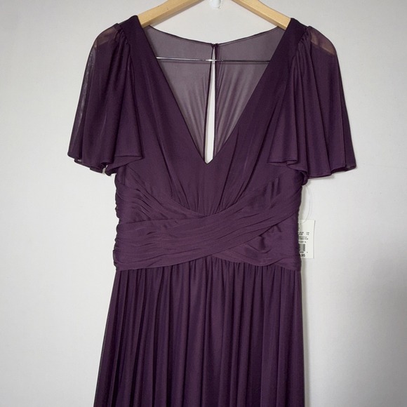 green emerald velvet dress Pretty Plum Ruffle Midi Dress - All Dresses main image 0